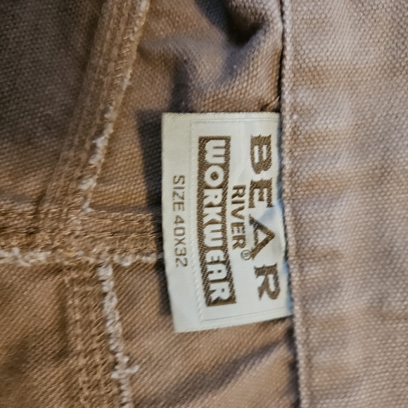 BEAR RIVER Workwear Pants Tan Size 40 x 32 - Picture 4 of 13